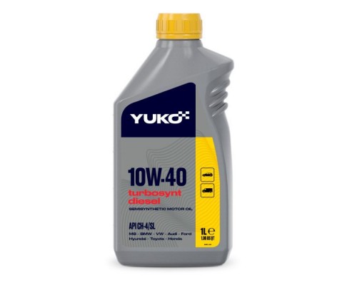 Моторна олива Yuko TURBOSYNT DIESEL 10W-40 1л (4820070242041) Моторна олива Yuko TURBOSYNT DIESEL 10W-40 1л (4820070242041)