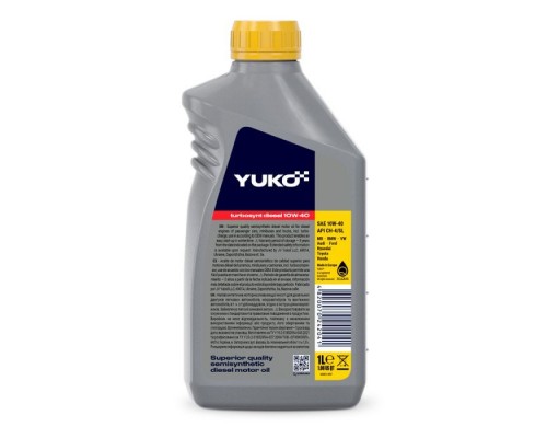 Моторна олива Yuko TURBOSYNT DIESEL 10W-40 1л (4820070242041) Моторна олива Yuko TURBOSYNT DIESEL 10W-40 1л (4820070242041)