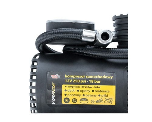 Автомобильный компрессор VIRAGE 12V 250 Psi 18 Атм (93-015) Автомобильный компрессор VIRAGE 12V 250 Psi 18 Атм (93-015)