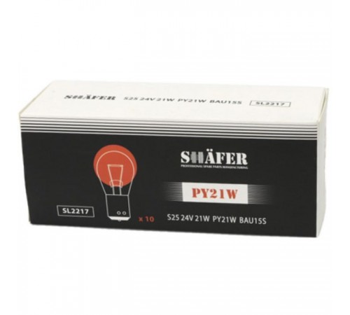 Автолампа SHAFER 24V21WPY21WBAU15S (SL2217) Автолампа SHAFER 24V21WPY21WBAU15S (SL2217)