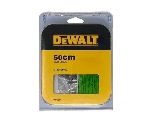 Ланцюг DeWALT 3/8", 1.3 мм, 68 ланок, довжина ланцюга 20"/50 см (DT20690) Ланцюг DeWALT 3/8", 1.3 мм, 68 ланок, довжина ланцюга 20"/50 см (DT20690)