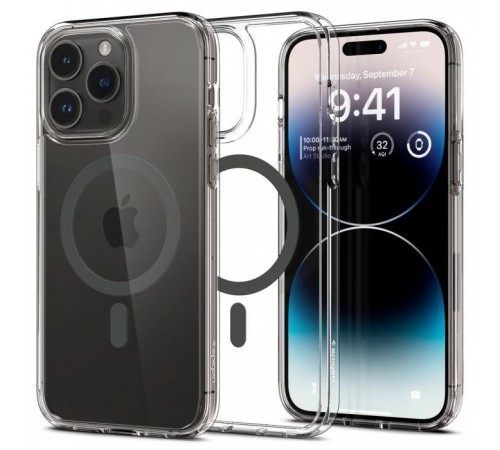 Чохол до мобільного телефона Spigen Apple Iphone 14 Pro Ultra Hybrid MagFit, Graphite (ACS04970) Чохол до мобільного телефона Spigen Apple Iphone 14 Pro Ultra Hybrid MagFit, Graphite (ACS04970)