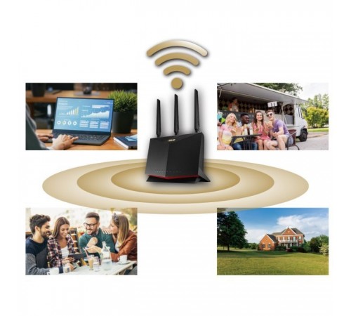 Маршрутизатор ASUS 4G-AC86U (90IG05R0-BM9100) Маршрутизатор ASUS 4G-AC86U (90IG05R0-BM9100)