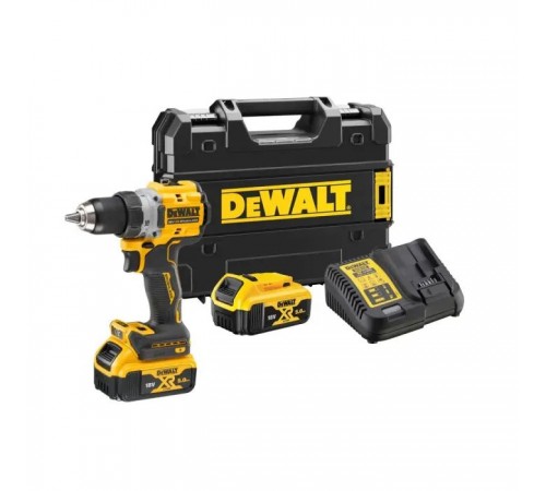Шуруповерт DeWALT XR Li-Ion 18V 5Ah, 90 Нм, 0-650/0-2000 об/хв (DCD800P2T) Шуруповерт DeWALT XR Li-Ion 18V 5Ah, 90 Нм, 0-650/0-2000 об/хв (DCD800P2T)