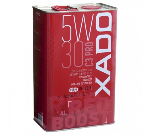 Моторна олива Xado 5W-30 C3 Pro Red Boost 4 л (XA 26268) Моторна олива Xado 5W-30 C3 Pro Red Boost 4 л (XA 26268)