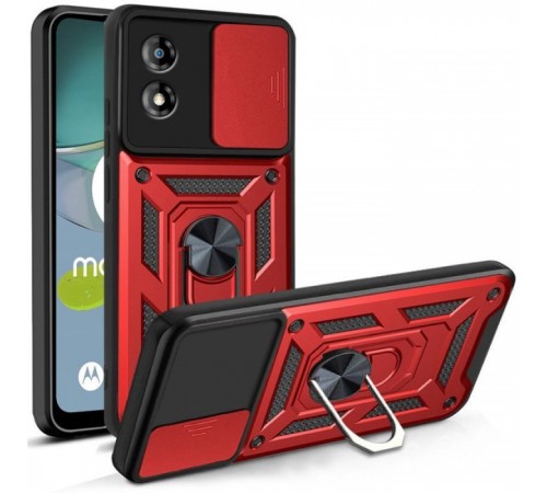 Чохол до мобільного телефона BeCover Military Motorola Moto E13 Red (709104)