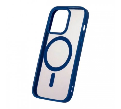 Чехол для мобильного телефона ColorWay Smart Matte Apple iPhone 14 Plus MagSafe blue (CW-CSMMSAI14PL-BU) Чехол для мобильного телефона ColorWay Smart Matte Apple iPhone 14 Plus MagSafe blue (CW-CSMMSAI14PL-BU)