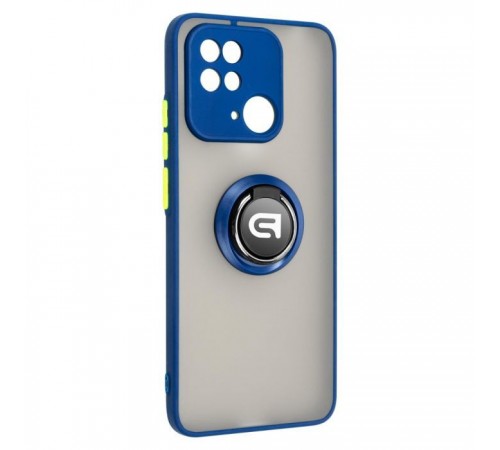 Чохол до мобільного телефона Armorstandart Frosted Matte Ring Xiaomi Redmi 10C Navy Blue (ARM68368) Чохол до мобільного телефона Armorstandart Frosted Matte Ring Xiaomi Redmi 10C Navy Blue (ARM68368)