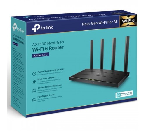 Маршрутизатор TP-Link ARCHER-AX12 Маршрутизатор TP-Link ARCHER-AX12