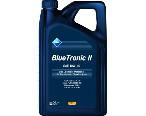 Моторна олива Aral BlueTronic II 10W-40, 5л (74523) Моторна олива Aral BlueTronic II 10W-40, 5л (74523)