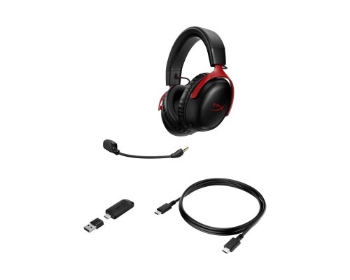 Наушники HyperX Cloud III Wireless Black-Red (77Z46AA)