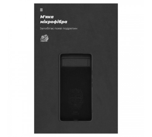 Чехол для мобильного телефона Armorstandart ICON Case Pixel 6a Black (ARM70907) Чехол для мобильного телефона Armorstandart ICON Case Pixel 6a Black (ARM70907)