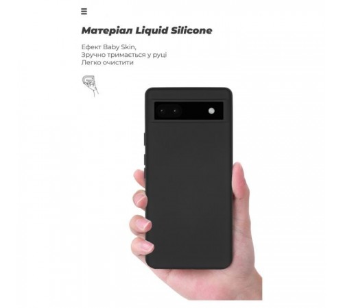 Чехол для мобильного телефона Armorstandart ICON Case Pixel 6a Black (ARM70907) Чехол для мобильного телефона Armorstandart ICON Case Pixel 6a Black (ARM70907)