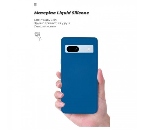 Чохол до мобільного телефона Armorstandart ICON Case Google Pixel 7a Blue (ARM70909) Чохол до мобільного телефона Armorstandart ICON Case Google Pixel 7a Blue (ARM70909)