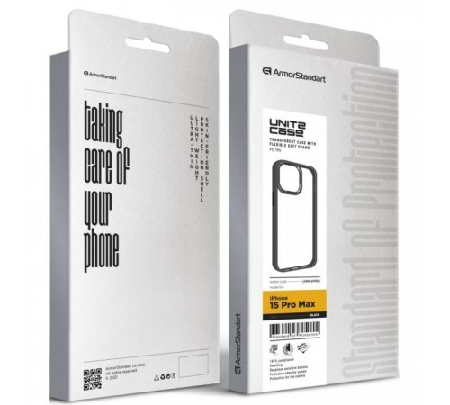 Чохол до мобільного телефона Armorstandart UNIT2 Apple iPhone 15 Pro Max Black (ARM69986) Чохол до мобільного телефона Armorstandart UNIT2 Apple iPhone 15 Pro Max Black (ARM69986)