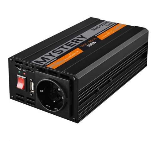 Автомобильный инвертор Mystery MAC-500W PURE SW Автомобильный инвертор Mystery MAC-500W PURE SW