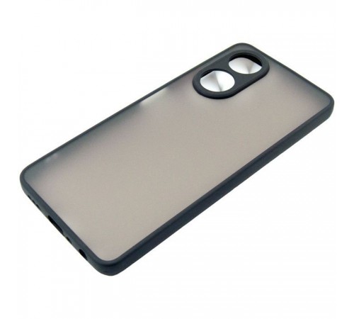 Чохол до мобільного телефона Dengos Matte OPPO A58 4G (black) (DG-TPU-MATT-132) Чохол до мобільного телефона Dengos Matte OPPO A58 4G (black) (DG-TPU-MATT-132)