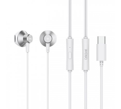 Наушники Celebrat D14 White (1006638) Наушники Celebrat D14 White (1006638)
