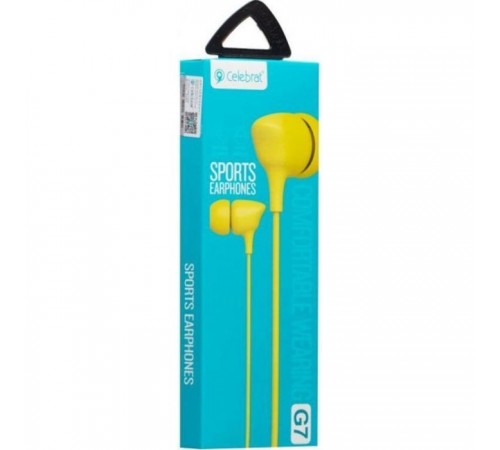 Наушники Celebrat G7 Yellow (714455) Наушники Celebrat G7 Yellow (714455)