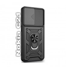Чохол до мобільного телефона BeCover Military Nokia C21 Black (709994)