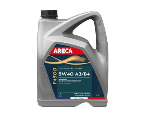 Моторна олива Areca F4500 5W-40 5л (50909) Моторна олива Areca F4500 5W-40 5л (50909)