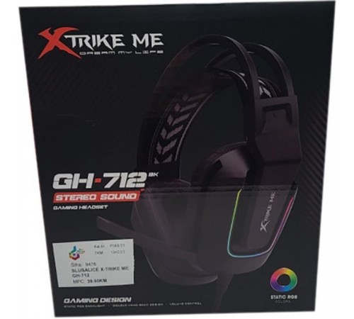 Навушники Xtrike ME GH-712 Black (GH-712) Навушники Xtrike ME GH-712 Black (GH-712)