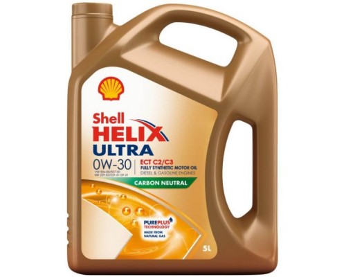 Моторное масло Shell Helix Ultra ECT C2/C3 0W-30, 5л (73989) Моторное масло Shell Helix Ultra ECT C2/C3 0W-30, 5л (73989)