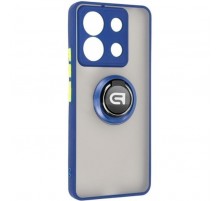 Чохол до мобільного телефона Armorstandart Frosted Matte Ring Xiaomi Redmi Note 13 Pro 5G / Poco X6 5G Navy Blue (ARM72726)