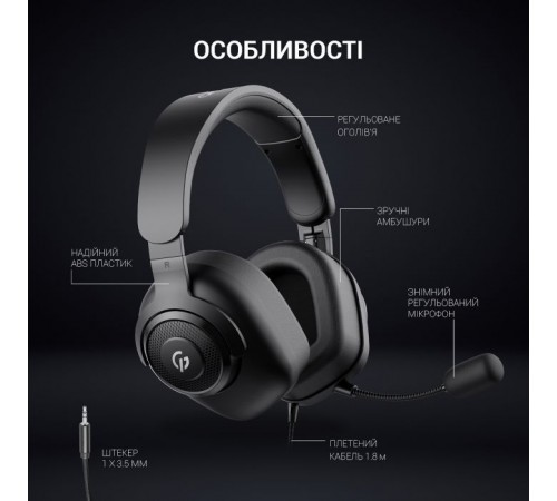 Наушники GamePro HS590B Black (HS590B) Наушники GamePro HS590B Black (HS590B)