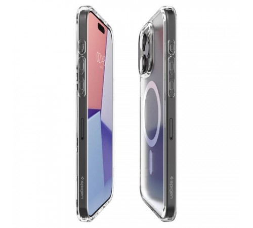 Чохол до мобільного телефона Spigen iPhone 15 Pro Max Ultra Hybrid MagFit Frost Clear (ACS06580) Чохол до мобільного телефона Spigen iPhone 15 Pro Max Ultra Hybrid MagFit Frost Clear (ACS06580)