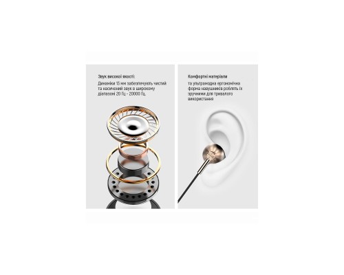 Наушники ColorWay Slim 3.5 mm Wired Earphone Blast 2 Black (CW-WD02BK)