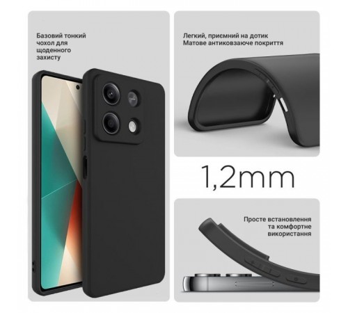 Чохол до мобільного телефона BeCover Xiaomi Redmi Note 13 Pro 5G Black (710915)