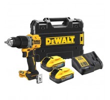 Шуруповерт DeWALT XR Li-Ion PowerStack 18 В, 2x5Ah, 90 Нм, 0-650/0-2000 об/мин, TSTAK (DCD805H2T)