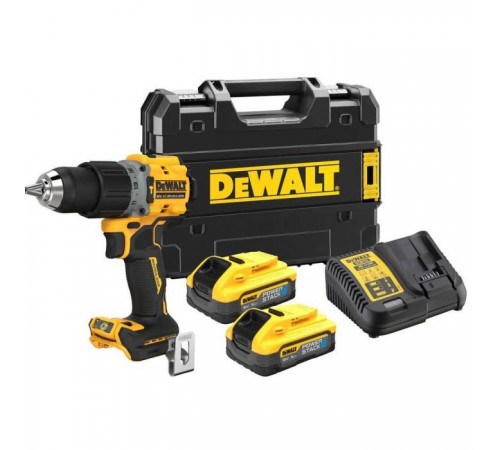 Шуруповерт DeWALT XR Li-Ion PowerStack 18 В, 2x5Ah, 90 Нм, 0-650/0-2000 об/хв, TSTAK (DCD805H2T) Шуруповерт DeWALT XR Li-Ion PowerStack 18 В, 2x5Ah, 90 Нм, 0-650/0-2000 об/хв, TSTAK (DCD805H2T)