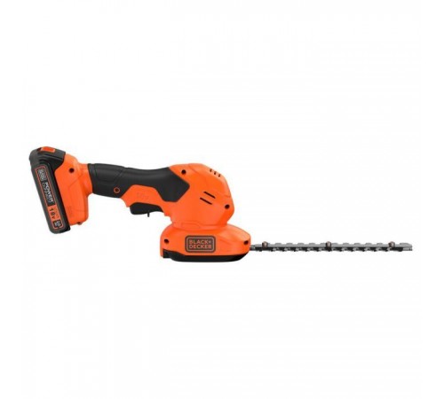 Кущоріз Black&Decker 18 В, 2Ah, насадки- 20 см/8 мм, 10 см/18 мм, (BCSS18D1) Кущоріз Black&Decker 18 В, 2Ah, насадки- 20 см/8 мм, 10 см/18 мм, (BCSS18D1)