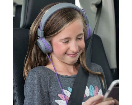 Навушники Jlab JBuddies Studio Kids Wired Graphite/Violet (IEUHJKSTUDIORGRYPRP6) Навушники Jlab JBuddies Studio Kids Wired Graphite/Violet (IEUHJKSTUDIORGRYPRP6)