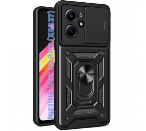 Чохол до мобільного телефона BeCover Military Infinix Hot 40 Pro (X6837) Black (711151) Чохол до мобільного телефона BeCover Military Infinix Hot 40 Pro (X6837) Black (711151)