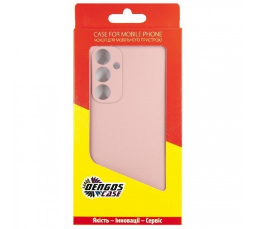 Чохол до мобільного телефона Dengos Soft Samsung Galaxy A35 5G (Pink) (DG-TPU-SOFT-56) Чохол до мобільного телефона Dengos Soft Samsung Galaxy A35 5G (Pink) (DG-TPU-SOFT-56)