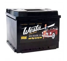 Аккумулятор автомобильный Westa 6CT-60 А (0) Pretty Powerful