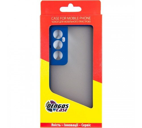Чохол до мобільного телефона Dengos Realme C65 + Glass Blue (DG-KM-94) Чохол до мобільного телефона Dengos Realme C65 + Glass Blue (DG-KM-94)