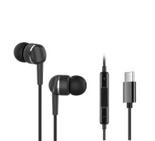 Наушники Ergo VM-735 Type-C Earphones Black (VM-735K)