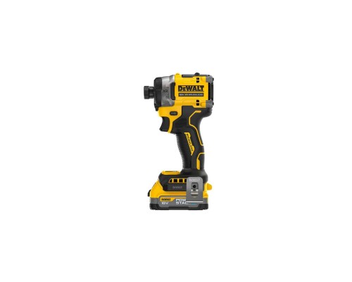 Шуруповерт DeWALT 18 В XR Li-lon PowerStack, бесщеточный, 282 Нм, TSTAK, 2x1.7Ah (DCF860E2T)