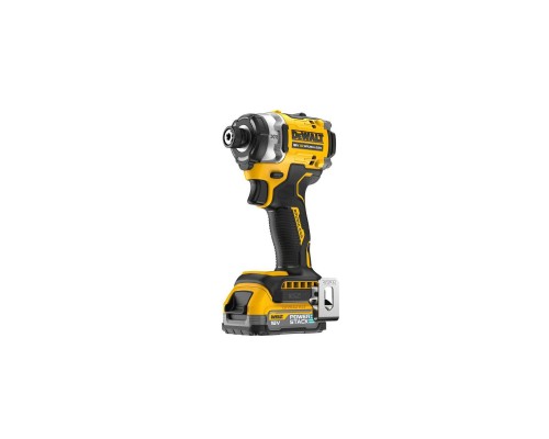 Шуруповерт DeWALT 18 В XR Li-lon PowerStack, бесщеточный, 282 Нм, TSTAK, 2x1.7Ah (DCF860E2T)