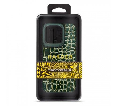 Чехол для мобильного телефона Harder Crocosaur Apple iPhone 14 Pro Green (ARM76720) Чехол для мобильного телефона Harder Crocosaur Apple iPhone 14 Pro Green (ARM76720)