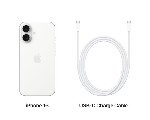 Мобільний телефон Apple iPhone 16 256GB White (MYEF3) Мобільний телефон Apple iPhone 16 256GB White (MYEF3)