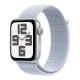 Смарт-годинник Apple Watch SE 2024 GPS 44mm Silver Aluminium Case with Blue Cloud Sport Loop (MXET3QH/A)