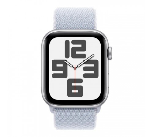 Смарт-годинник Apple Watch SE 2024 GPS 44mm Silver Aluminium Case with Blue Cloud Sport Loop (MXET3QH/A) Смарт-годинник Apple Watch SE 2024 GPS 44mm Silver Aluminium Case with Blue Cloud Sport Loop (MXET3QH/A)