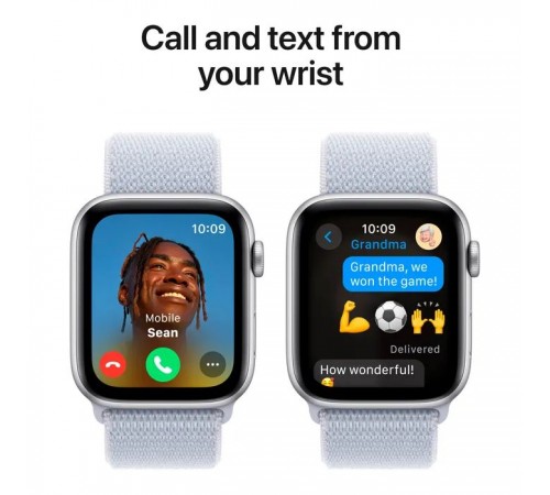 Смарт-годинник Apple Watch SE 2024 GPS 44mm Silver Aluminium Case with Blue Cloud Sport Loop (MXET3QH/A) Смарт-годинник Apple Watch SE 2024 GPS 44mm Silver Aluminium Case with Blue Cloud Sport Loop (MXET3QH/A)