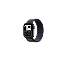 Смарт-годинник Apple Watch Series 10 GPS 46mm Jet Black Aluminium Case with Ink Sport Loop (MWWR3QH/A)