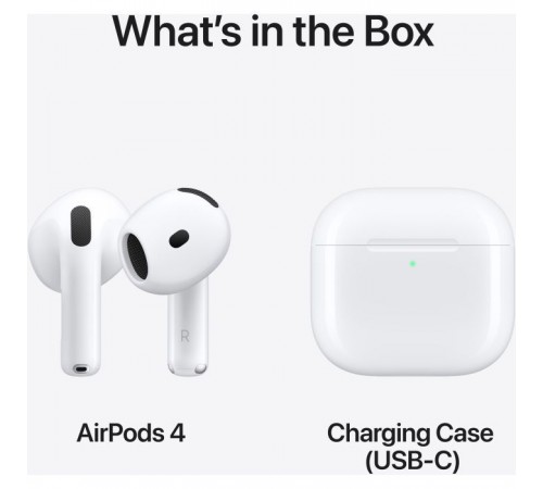 Наушники Apple AirPods 4 (MXP63ZE/A) Наушники Apple AirPods 4 (MXP63ZE/A)